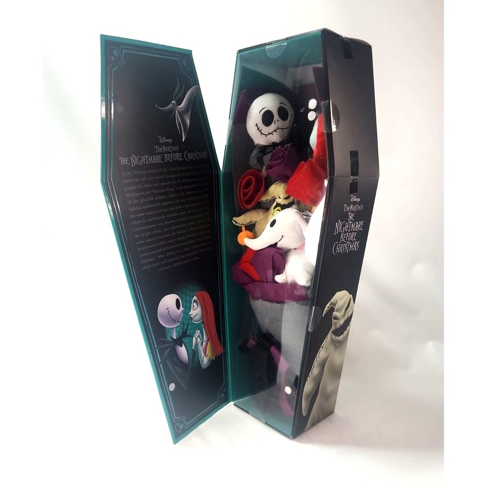 Disney Nightmare Before Christmas Plush Coffin Bouquet Just Play Jack Sally